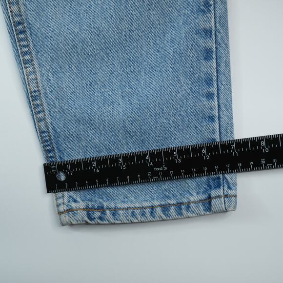 Vtg Levis 551 Jeans 12S (31x28.5) Relaxed Fit Tapered Leg High Rise 1995 USA - Picture 14 of 14